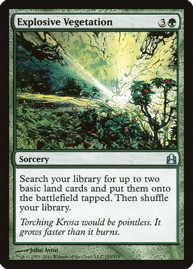 Explosive Vegetation [Commander]