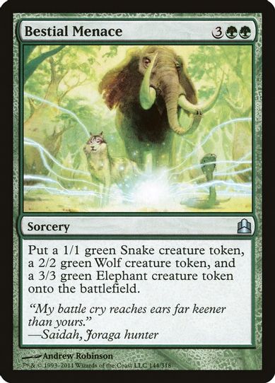 Bestial Menace [Commander]
