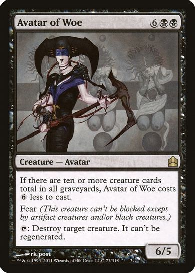 Avatar of Woe (73) [Commander]