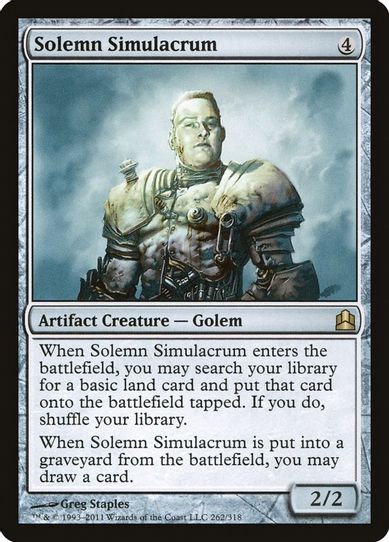 Solemn Simulacrum [Commander]