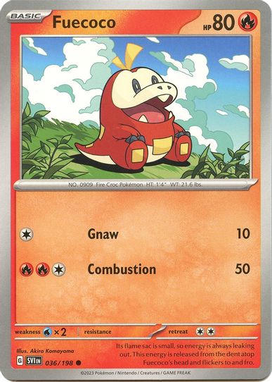 Fuecoco (036/198) [SV01: Scarlet & Violet Base Set]