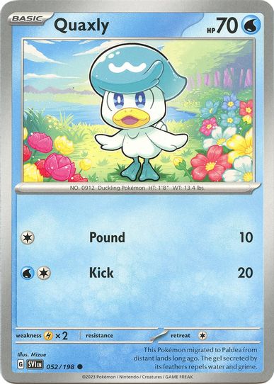 Quaxly (052/198) [SV01: Scarlet & Violet Base Set]