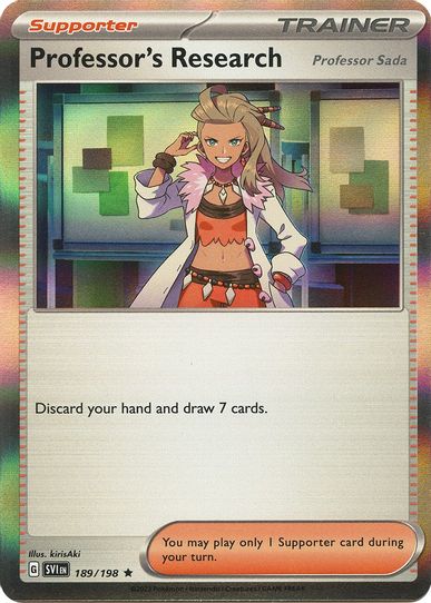 Professor's Research (189/198) [SV01: Scarlet & Violet Base Set]