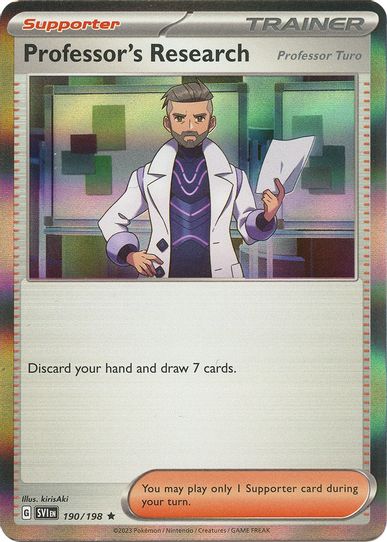 Professor's Research (190/198) [SV01: Scarlet & Violet Base Set]