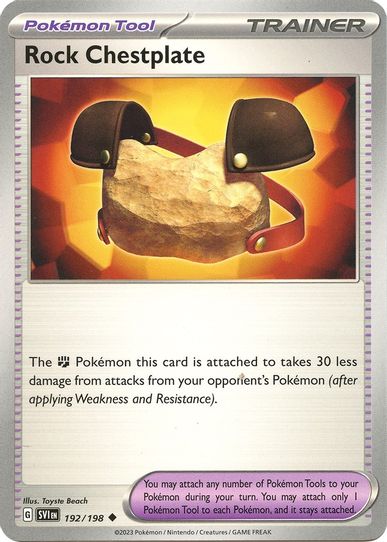 Rock Chestplate (192/198) [SV01: Scarlet & Violet Base Set]