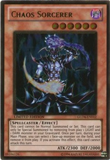 Chaos Sorcerer (GLD4-EN012) [Gold Series 4: Pyramids Edition]