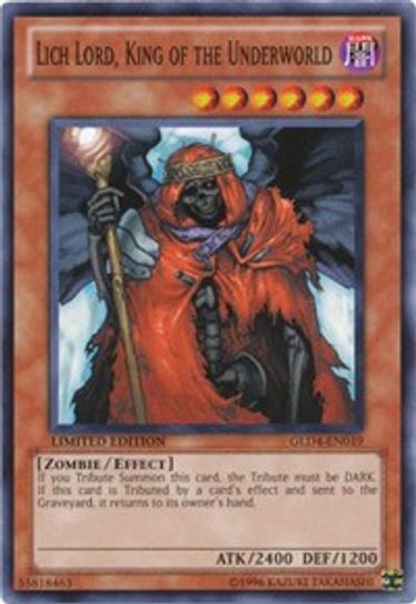 elf yugioh cards Lich Lord, King of the Underworld (GLD4-EN019) [Gold Series 4: Pyramid –  Pokemon Plug
