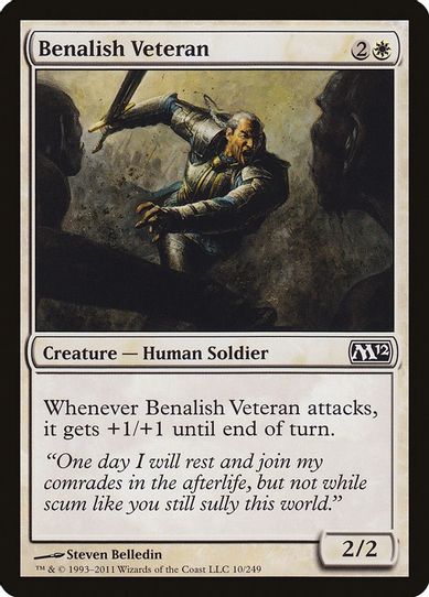 Benalish Veteran (10) [Magic 2012 (M12)]