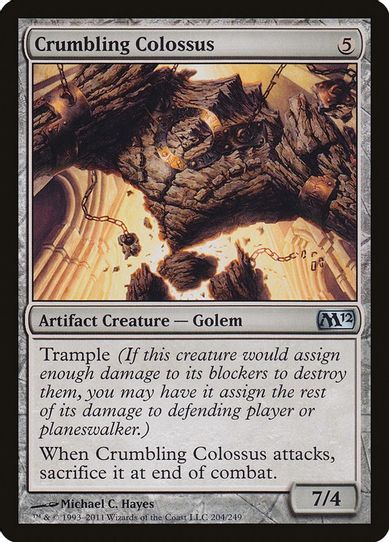Crumbling Colossus (204) [Magic 2012 (M12)]