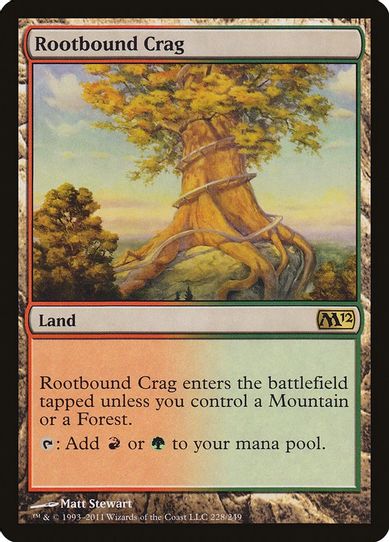 Rootbound Crag (228) [Magic 2012 (M12)]