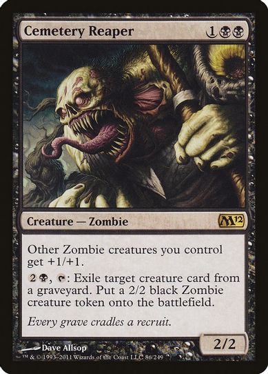 Cemetery Reaper (86) [Magic 2012 (M12)]