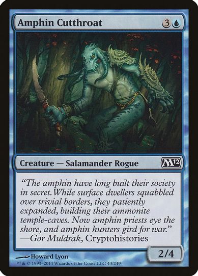 Amphin Cutthroat (43) [Magic 2012 (M12)]