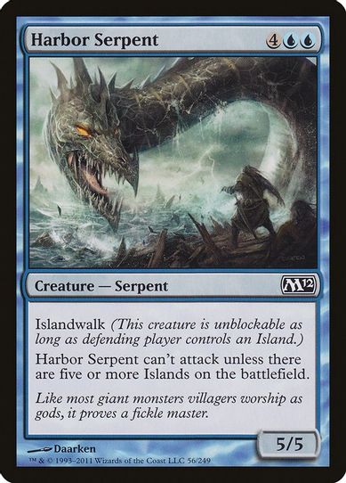 Harbor Serpent (56) [Magic 2012 (M12)]