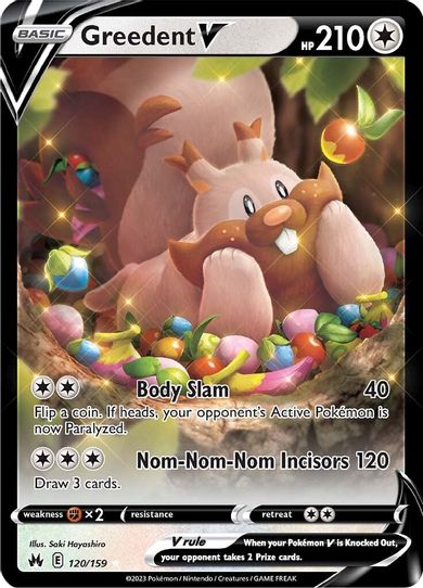 Greedent V (120/159) [Crown Zenith]