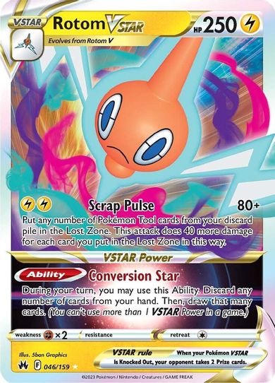 Rotom VSTAR (046/159) [Crown Zenith]
