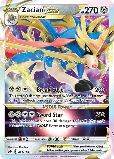 Zacian VSTAR (096/159) [Crown Zenith]