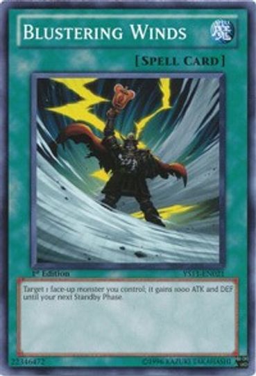 Blustering Winds (YS11-EN021) [Starter Deck: Dawn of the Xyz]