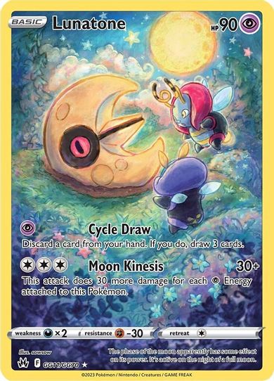 Lunatone (GG11/GG70) [Crown Zenith: Galarian Gallery]