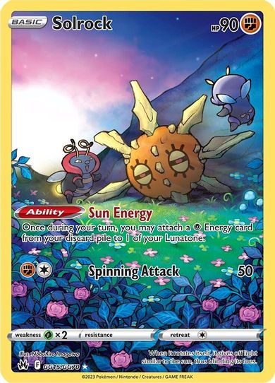 Solrock (GG15/GG70) [Crown Zenith: Galarian Gallery]