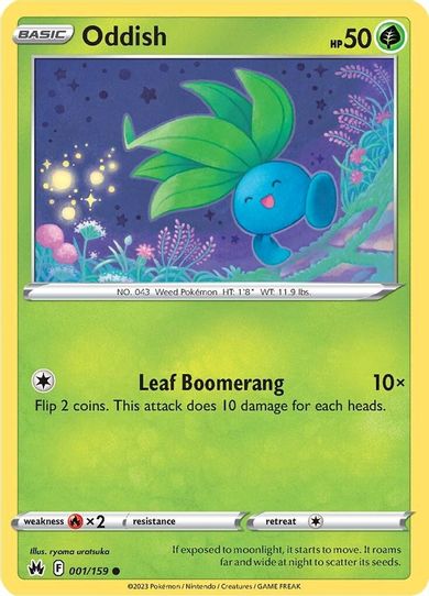 Oddish (001/159) [Crown Zenith]