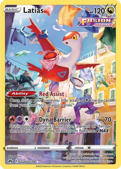Latias (GG20/GG70) [Crown Zenith: Galarian Gallery]