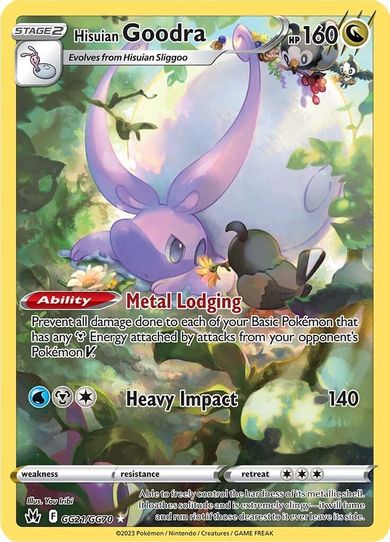 Hisuian Goodra (GG21/GG70) [Crown Zenith: Galarian Gallery]