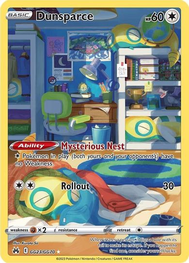 Dunsparce (GG23/GG70) [Crown Zenith: Galarian Gallery]