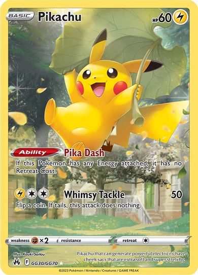 Pikachu (GG30/GG70) [Crown Zenith: Galarian Gallery]