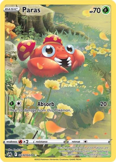 Paras (GG32/GG70) [Crown Zenith: Galarian Gallery]