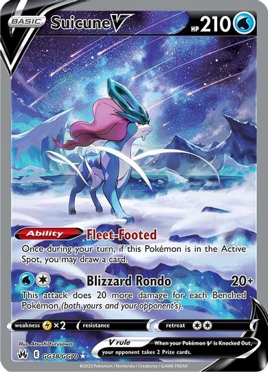 Suicune V (GG38/GG70) [Crown Zenith: Galarian Gallery]