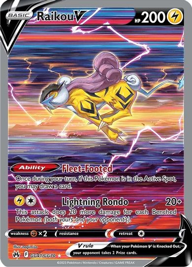 Raikou V (GG41/GG70) [Crown Zenith: Galarian Gallery]