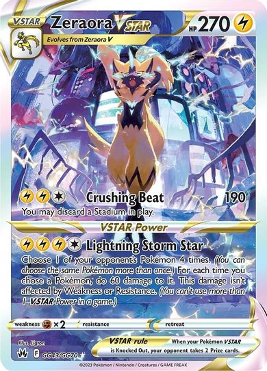 Zeraora (151/414), Busca de Cards