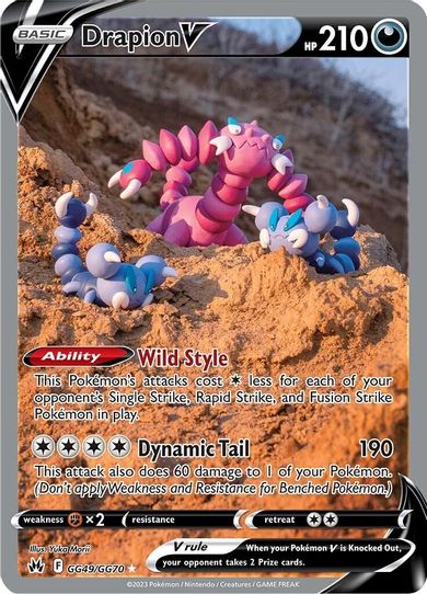 Drapion V (GG49/GG70) [Crown Zenith: Galarian Gallery]