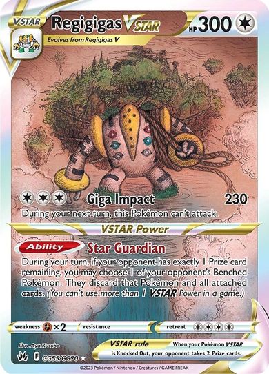 Regigigas VSTAR (GG55/GG70) [Crown Zenith: Galarian Gallery]