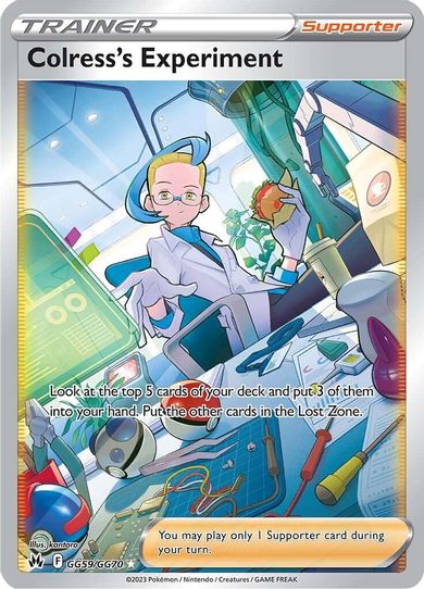 Colress's Experiment (GG59/GG70) [Crown Zenith: Galarian Gallery]