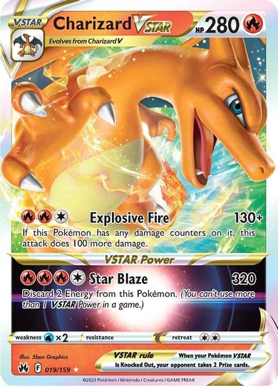 Charizard VSTAR (019/159) [Crown Zenith]