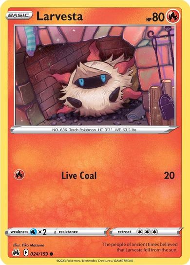 Larvesta (024/159) [Crown Zenith]
