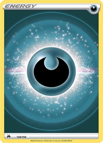 Darkness Energy (Texture Full Art) (158/159) [Crown Zenith]