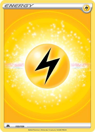 Lightning Energy (Texture Full Art) (155/159) [Crown Zenith]