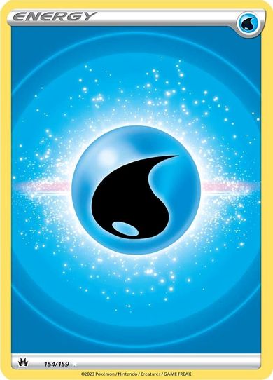 Water Energy (Texture Full Art) (154/159) [Crown Zenith]