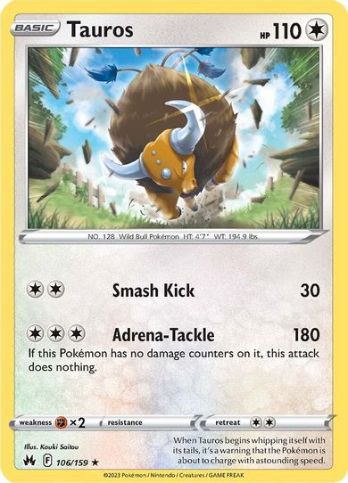 Tauros (106/159) [Crown Zenith]