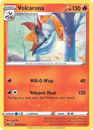 Volcarona (025/159) [Crown Zenith]