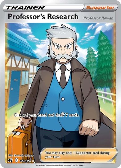 Professor's Research (Full Art) (150/159) [Crown Zenith]