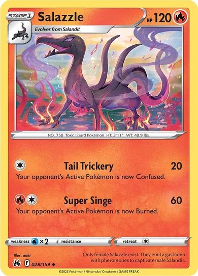Salazzle (028/159) [Crown Zenith]