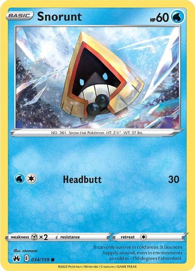Snorunt (034/159) [Crown Zenith]