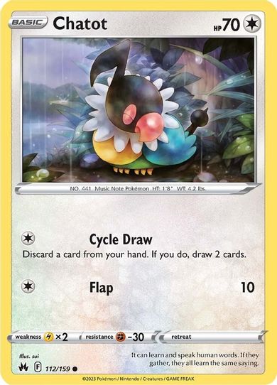 Chatot (112/159) [Crown Zenith]