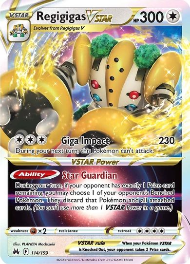 Regigigas VSTAR (114/159) [Crown Zenith]