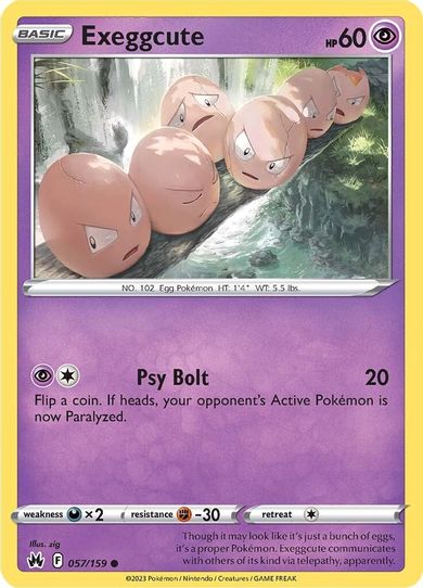 Exeggcute (057/159) [Crown Zenith]