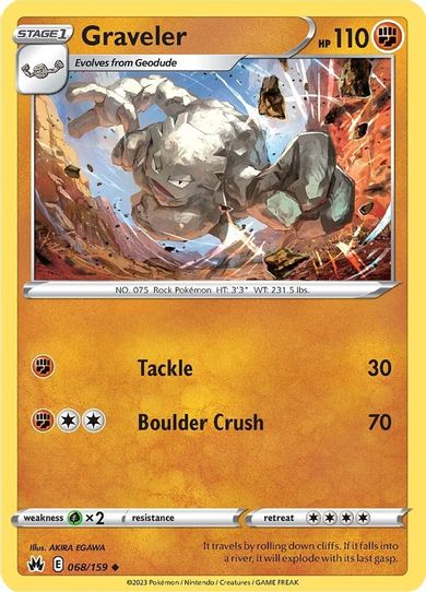 Graveler (068/159) [Crown Zenith]