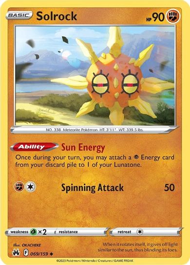 Solrock (069/159) [Crown Zenith]